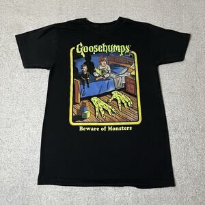 Goosebumps Shirt Mens Small Monsters RL Stine Graphic Horror TV Movie